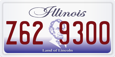 IL license plate Z629300