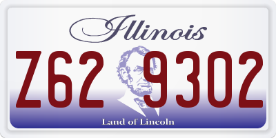 IL license plate Z629302