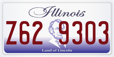 IL license plate Z629303