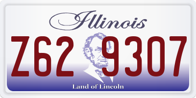 IL license plate Z629307