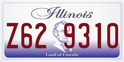 IL license plate Z629310