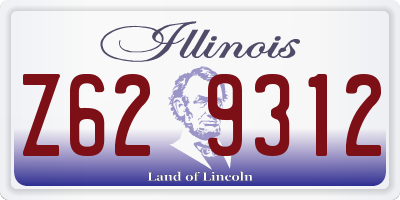 IL license plate Z629312