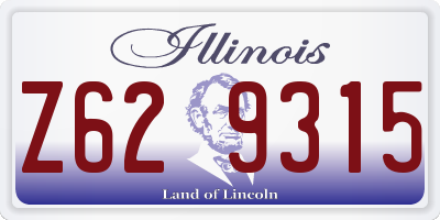 IL license plate Z629315
