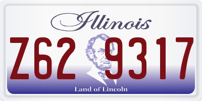IL license plate Z629317