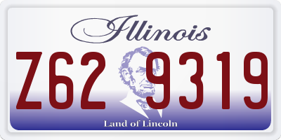IL license plate Z629319