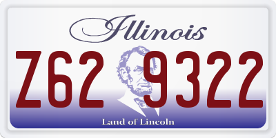 IL license plate Z629322
