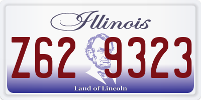 IL license plate Z629323