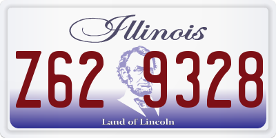 IL license plate Z629328