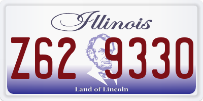 IL license plate Z629330