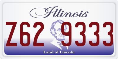 IL license plate Z629333
