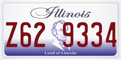 IL license plate Z629334