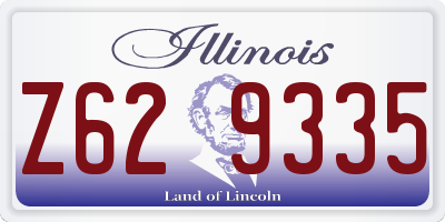 IL license plate Z629335