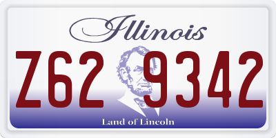 IL license plate Z629342