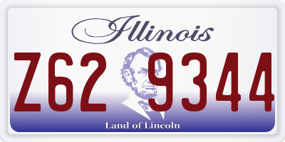 IL license plate Z629344