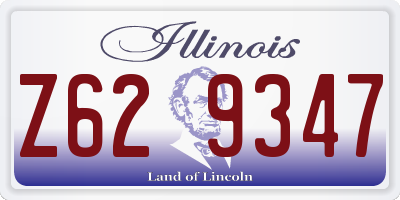 IL license plate Z629347