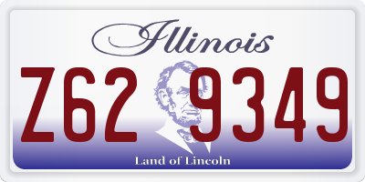 IL license plate Z629349