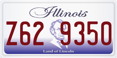 IL license plate Z629350
