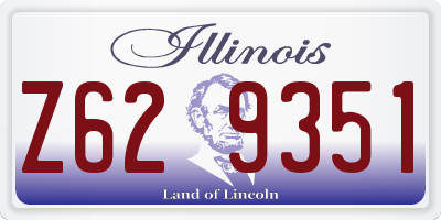 IL license plate Z629351