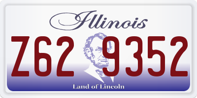 IL license plate Z629352