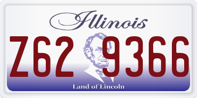 IL license plate Z629366