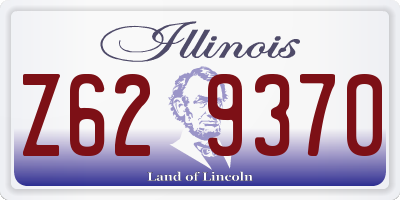 IL license plate Z629370