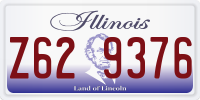 IL license plate Z629376