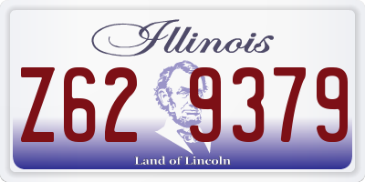 IL license plate Z629379
