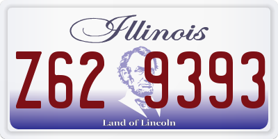 IL license plate Z629393