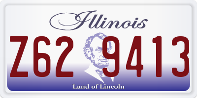IL license plate Z629413