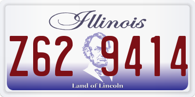 IL license plate Z629414