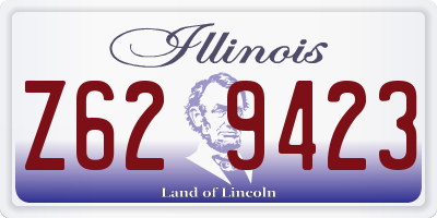 IL license plate Z629423