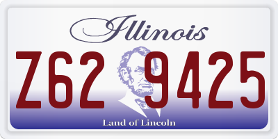 IL license plate Z629425