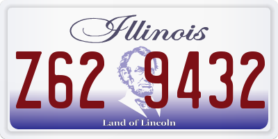 IL license plate Z629432
