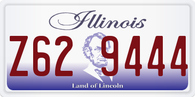 IL license plate Z629444