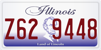 IL license plate Z629448