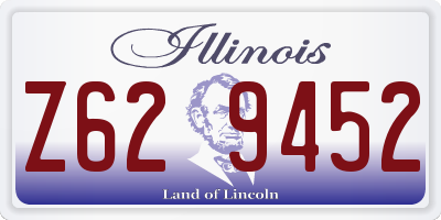 IL license plate Z629452