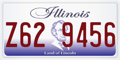 IL license plate Z629456