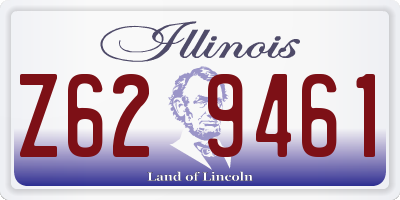 IL license plate Z629461