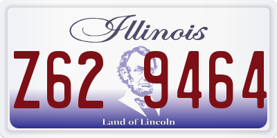 IL license plate Z629464
