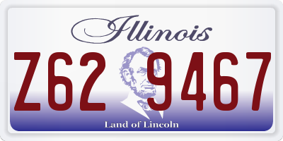 IL license plate Z629467