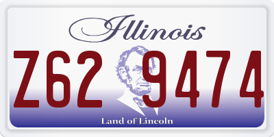 IL license plate Z629474