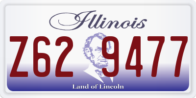 IL license plate Z629477