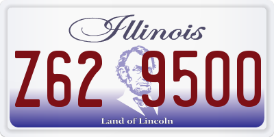 IL license plate Z629500