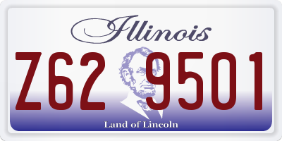 IL license plate Z629501