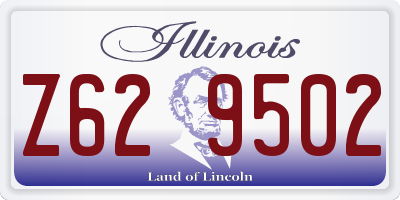 IL license plate Z629502