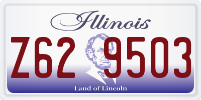 IL license plate Z629503