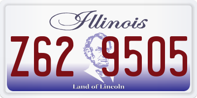 IL license plate Z629505