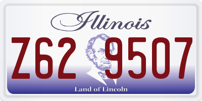 IL license plate Z629507