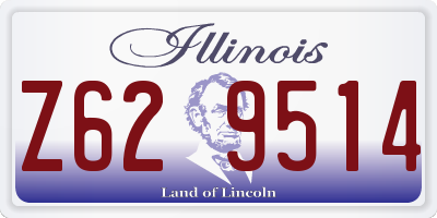 IL license plate Z629514