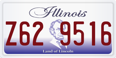 IL license plate Z629516